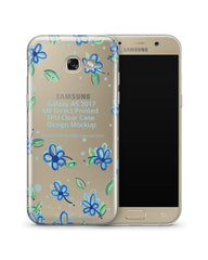 Samsung Galaxy A5 (2017) UV TPU Clear Mobile Case Design Mockup 2017
