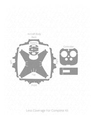 DJI Phantom 4 Advanced Drone Vinyl Skin Vector Cut File Template 2013