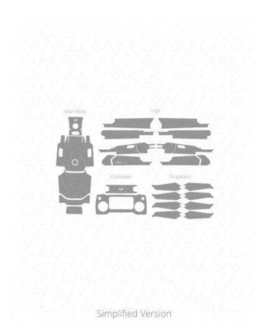 DJI Mavic 2 Pro Drone Vinyl Skin Vector Cut File Template 2018