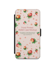 Samsung Galaxy J3 2016 2d Wallet Mobile Case Design Mockup 2016