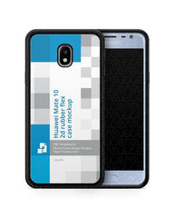 Galaxy J3 2017 Europe 2d Rubber Flex Mobile Case Design Mockup
