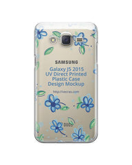 Samsung Galaxy J5 2015- UV PC Clear Mobile Case Design Mockup 2015
