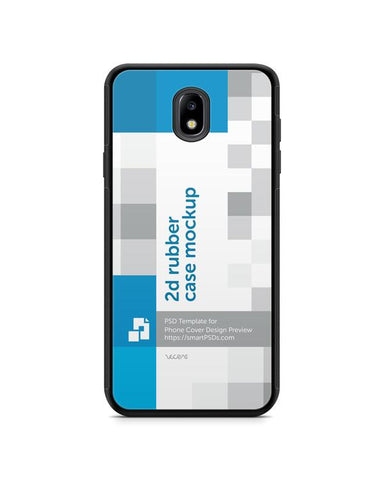 Samsung Galaxy J7 Pro 2017 (Europe) 2d Rubber Flex Mobile Case Design Mockup