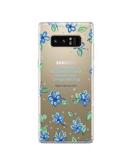 Samsung Galaxy Note 8 - UV PC Clear Mobile Case Design Mockup