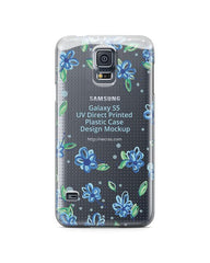 Samsung Galaxy S5- UV PC Clear Mobile Case Design Mockup 2014