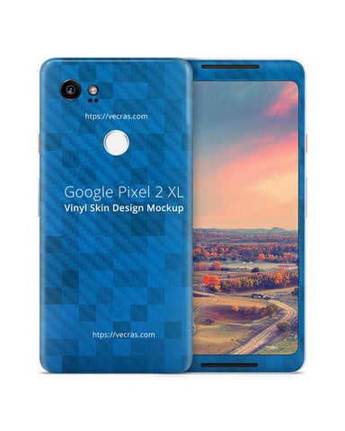 Google Pixel 2 XL Vinyl Skin Design Mockup 2017