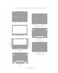 HP Spectre Pro X360 G2 Vinyl Skin Vector Cut File Template