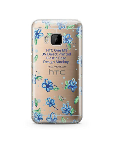 HTC One M9- UV PC Clear Mobile Case Design Mockup 2015