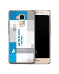 Huawei Honor 5C 2d PC ClearCase Design Mockup 2016 (Front-Back)