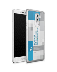Huawei Honor 6X 2d PC ClearCase Design Mockup 2016 (Front-Back Angled)
