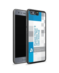 Huawei Honor 9 2d RubberFlex Case Mockup 2017 (Front-Back Angled) 