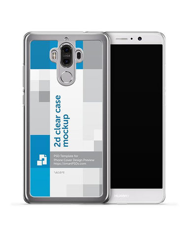 Huawei Mate 9 2d PC ClearCase Design Mockup 2016 (Front-Back)