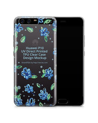 Huawei P10 UV TPU Clear Mobile Case Design Mockup
