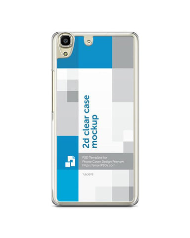Huawei Y6 2d Clear Mobile Case Design Mockup 2015