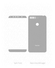 Huawei Honor 7A Vinyl Skin Vector Cut File Template 2018