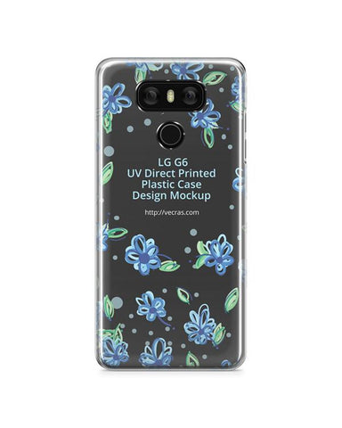 LG G6- UV PC Clear Mobile Case Design Mockup 2017