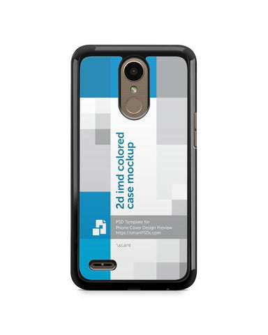 LG K10 2017 2d IMD Colored Mobile Case Design Mockup 2016