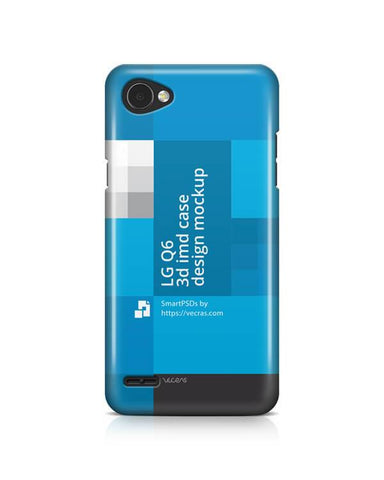 LG Q6 3d IMD Mobile Case Design Mockup 2017