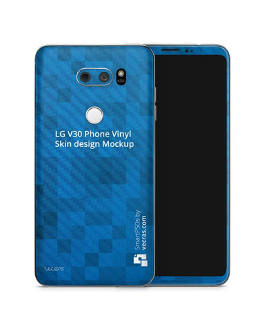LG V30 Vinyl Skin Design Mockup 2017