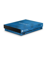Microsoft Xbox One X Console 2017 Vinyl Skin Design Mockup 4-views