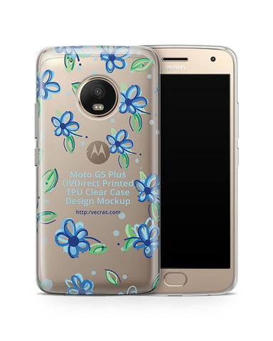 Moto G5-G5 Plus UV TPU Clear Mobile Case Design Mockup 2017
