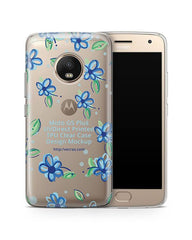Moto G5-G5 Plus UV TPU Clear Mobile Case Design Mockup 2017