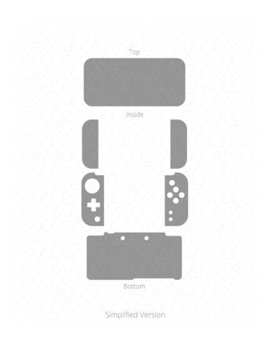 Nintendo 2DS XL Handheld Gaming Console Vinyl Skin Vector Cut File Template 2017