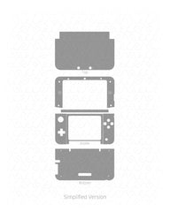 Nintendo 3DS XL Vinyl Skin Vector Cut File Template 2011