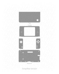 Nintendo DSi XL Handheld Gaming Console Vinyl Skin Vector Cut File Template 2009