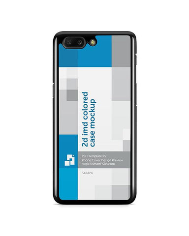 OnePlus 5 2d IMD Colored Mobile Case Design Mockup 2017