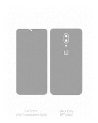 One Plus 6T Vinyl Skin Vector Cut File Template 2018