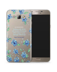 Samsung Galaxy A8 (2016) TPU Clear Mobile Case Design Mockup 2016