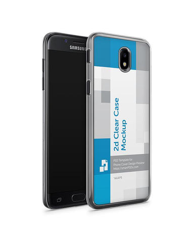 Samsung Galaxy J5 (2017) Europe 2d PC ClearCase Design Mockup 2016 (Front-Back Angled)