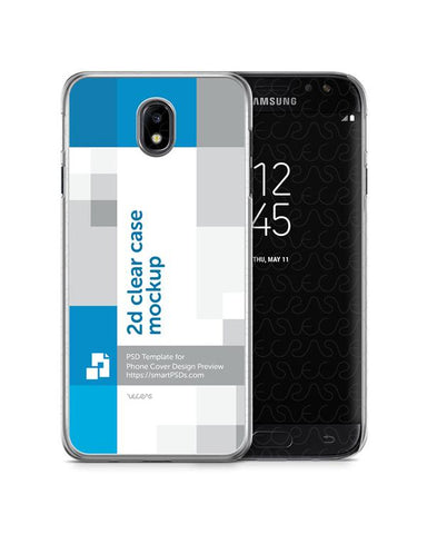 Samsung Galaxy J5 (2017) Europe 2d PC ClearCase Design Mockup 2016 (Front-Back)