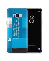 Samsung Galaxy S8 Plus 3d Dual Protective Cover Design Template (3 Views) 2017