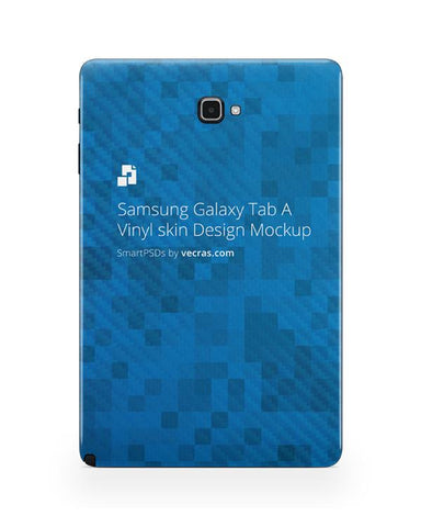 Samsung Galaxy Tab A 2017 Vinyl Skin Design Mockup