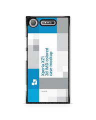 Sony Xperia XZ1 2d IMD Colored Mobile Case Design Mockup 2017 