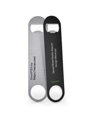 Speed Metal Bottle Opener Design Mockup