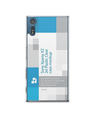 Sony Xperia XZ 2d Clear Mobile Case Design Mockup 2017