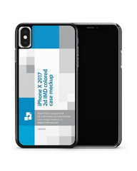 Apple iPhone X 2d IMD Colored Mobile Case Design Mockup 2017 (V2)