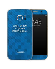 Samsung Galaxy S7 Mobile Vinyl Skin Design Mockup 