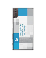 Sony Xperia XZ 2d Clear Mobile Case Design Mockup 2017