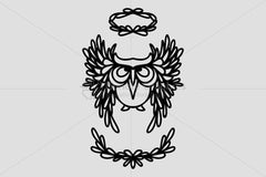 Angel Owl - Creative Graphic of Bird