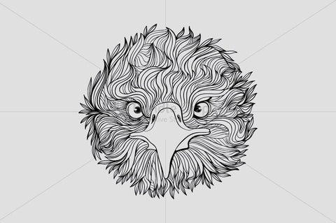 Cute Eagle Bird - Front Profile