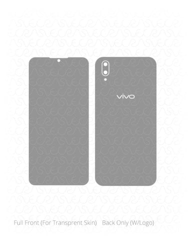 Vivo V11 Pro Vinyl Skin Vector Cut File Template 2018