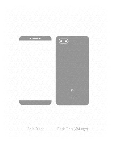 Xiaomi Redmi 6A Vinyl Skin Vector Cut File Template 2018