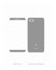 Xiaomi Redmi 6A Vinyl Skin Vector Cut File Template 2018