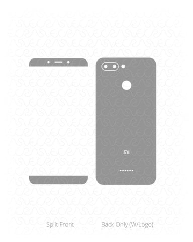 Xiaomi Redmi 6 Vinyl Skin Cut File Template 2018