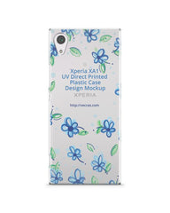 Sony Xperia XA1-UV PC Clear Mobile Case Design Mockup 2017