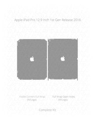 Apple iPad Pro 12.9 Inch 1st Gen Vinyl Skin Vector Cut File Template 2016